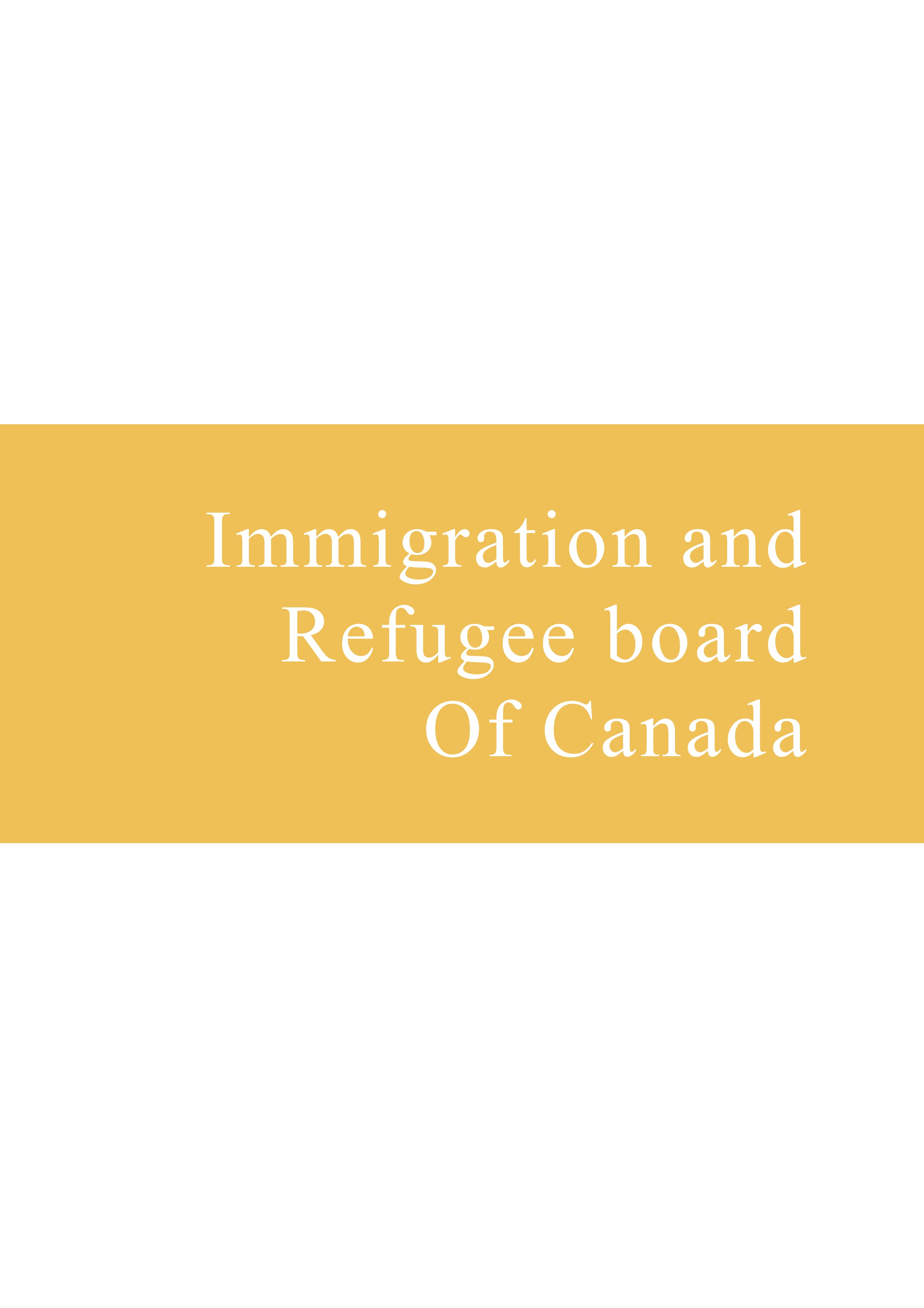 Immigration & Refugee Board Law Services